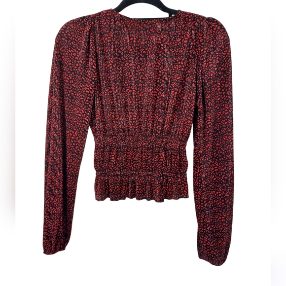 Zara Pleated Tie Front Blouse - Picture 5 of 5